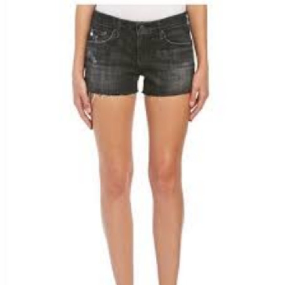 AG Bonnie Relaxed Shorts in black